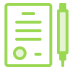 Icon illustration of a document